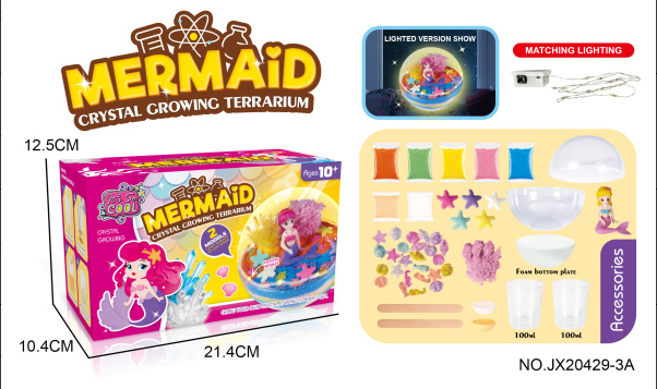 Mermaid Terrarium Kit for Kids, Unicorns Gifts for Girls - Unicorn Toys & Stuff, Arts & Crafts Kits, 6 Year Old Girls Birthday Christmas Gifts Ages 5 7 8