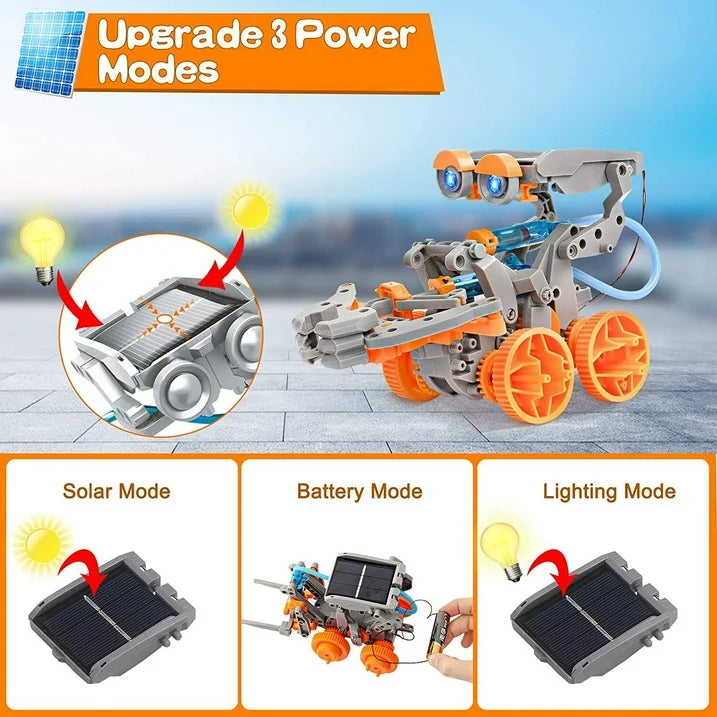 STEM 23-in-2 Education Solar Power Robots Toys, Educational Toy DIY Science Kits for Kids, Birthday Gifts for 8 9 10 11 12 Years Old Boys Girls