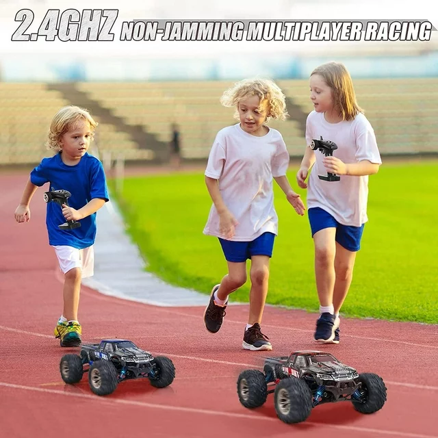 Brushless RC Cars for Adults,1:16 Scale 4WD 2.4 GHz Off Road High Speed 55KM/H RC Monster Truck Toy Gifts for Kid and Adults
