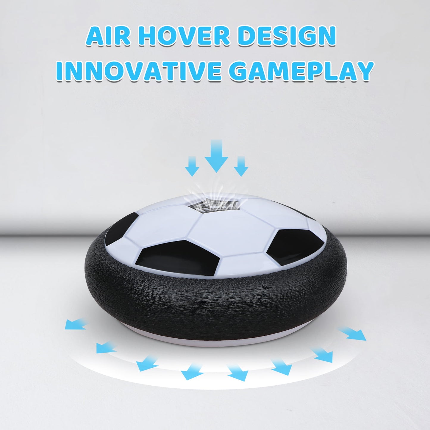 Hover Soccer Ball Toys for Boys & Girls, LED Soccer Ball with Foam Bumpers Indoor/Outdoor Games for Kids