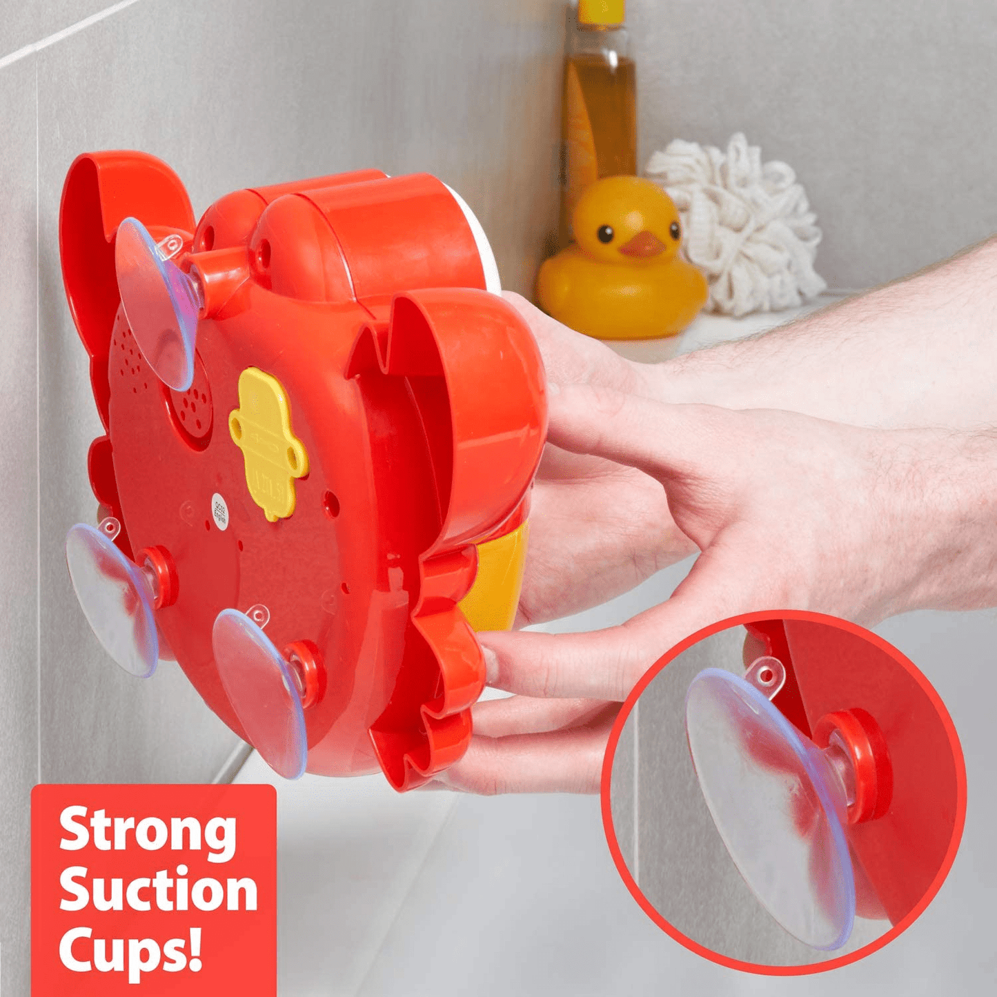 Baby Bath Toys for Bathtub, Crab Blow Bubbles Maker with 24 Music Songs Gift for Toddler Bubble Machine