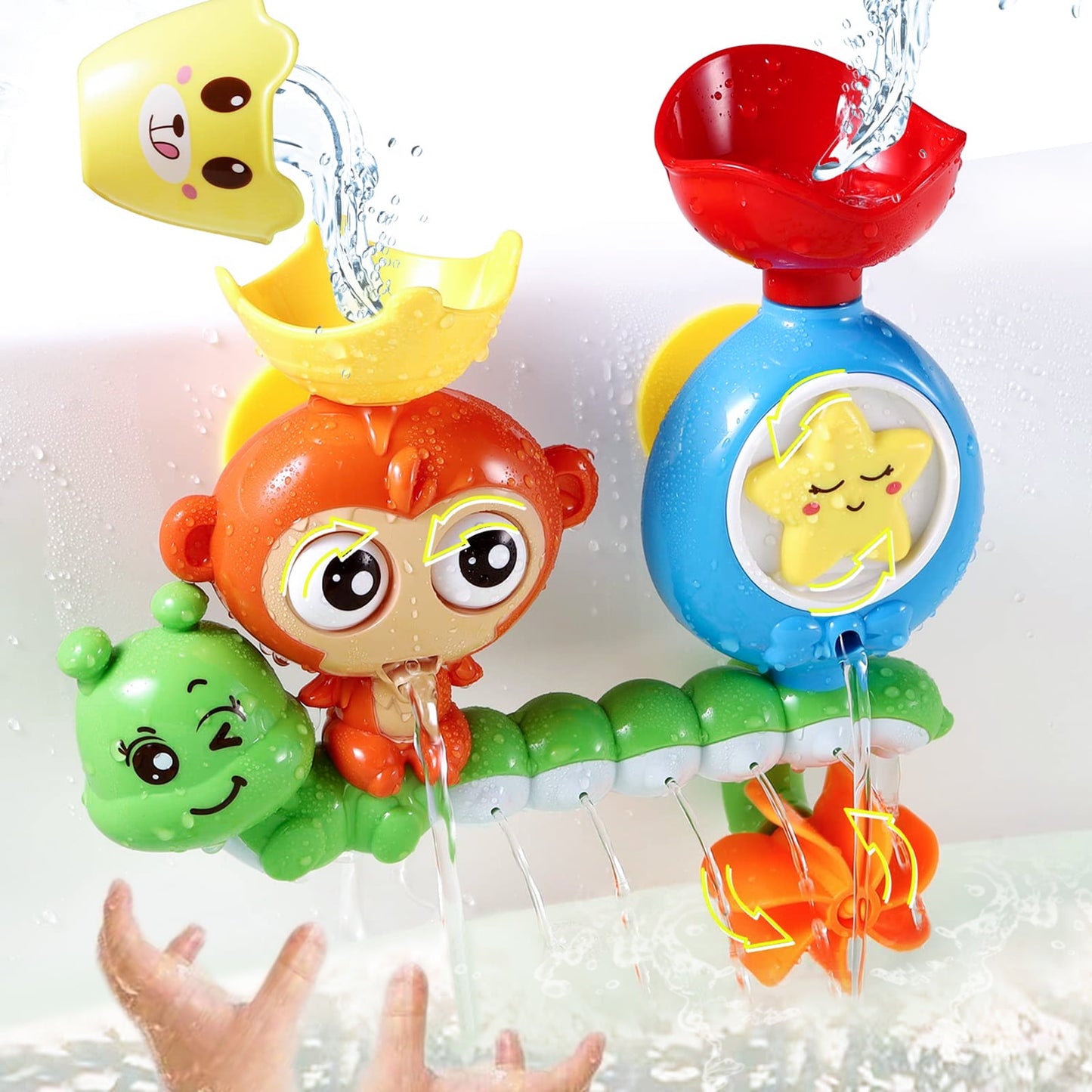 Bath Toys for Toddlers,Preschool New Born Baby Bathtub Water Toys for Toddlers Age 3+ Year Old Girl Boy