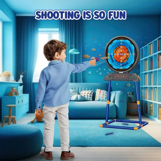 Digital Target Game for Boys, Shooting Practice for Nerf, Kids Target Shooting Games Toys for Boys Girls 5-12 Years Old