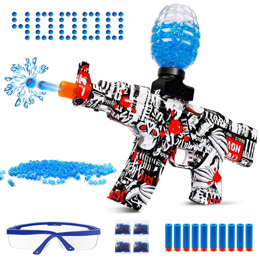 Gel Blaster Kit, Rechargeable Electric Splatter Gel Ball Blaster Outdoor Activities Games for Kids Boys and Girls Age 8+