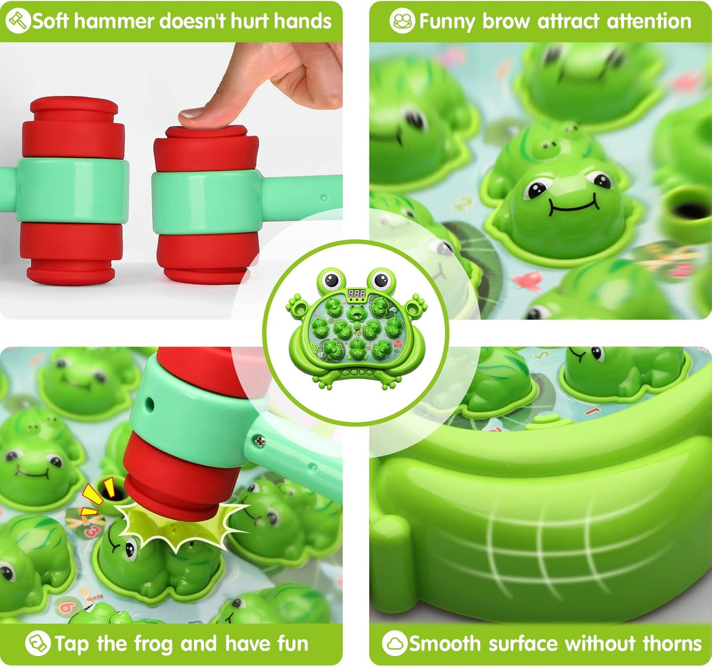 Hot Bee Toy from 2 3 4 5 Years Boy Children's Toy for Girls Hammer Game for Toddler Birthday Gift for Children Boys Children's Toy Learning Toy 5 Modes with Memory