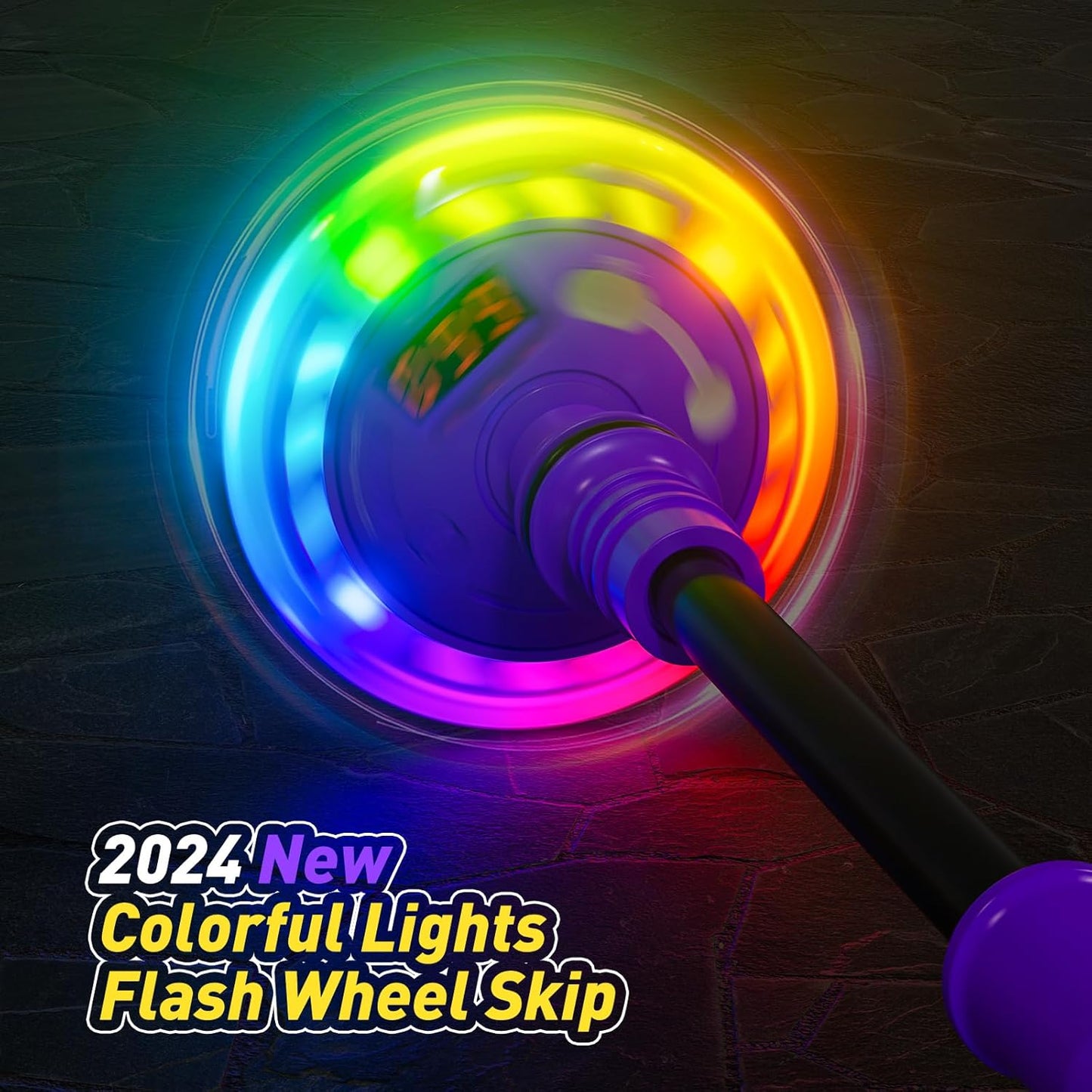 Hot Bee Ankle Skip Ball for Kids with Counter, Timer, Cal Calculator, Girl Birthday Gifts for Age 5 6 7 8 9 10+, Rechargeable Foldable Sports Toy Skip it Toy for Kids Xmas Present