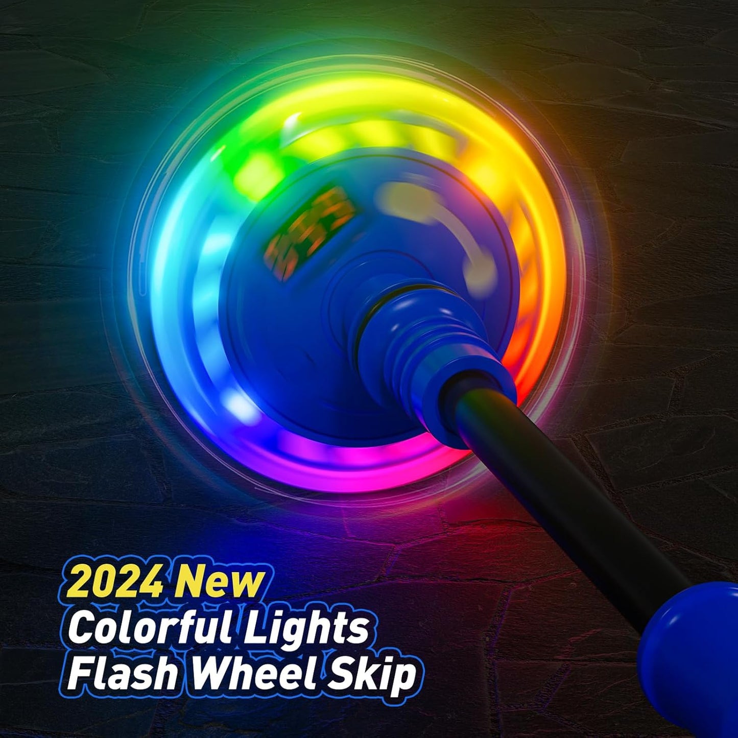 Hot Bee Ankle Skip Ball for Kids with Counter, Timer, Cal Calculator, Girl Birthday Gifts for Age 5 6 7 8 9 10+, Rechargeable Foldable Sports Toy Skip it Toy for Kids Xmas Present