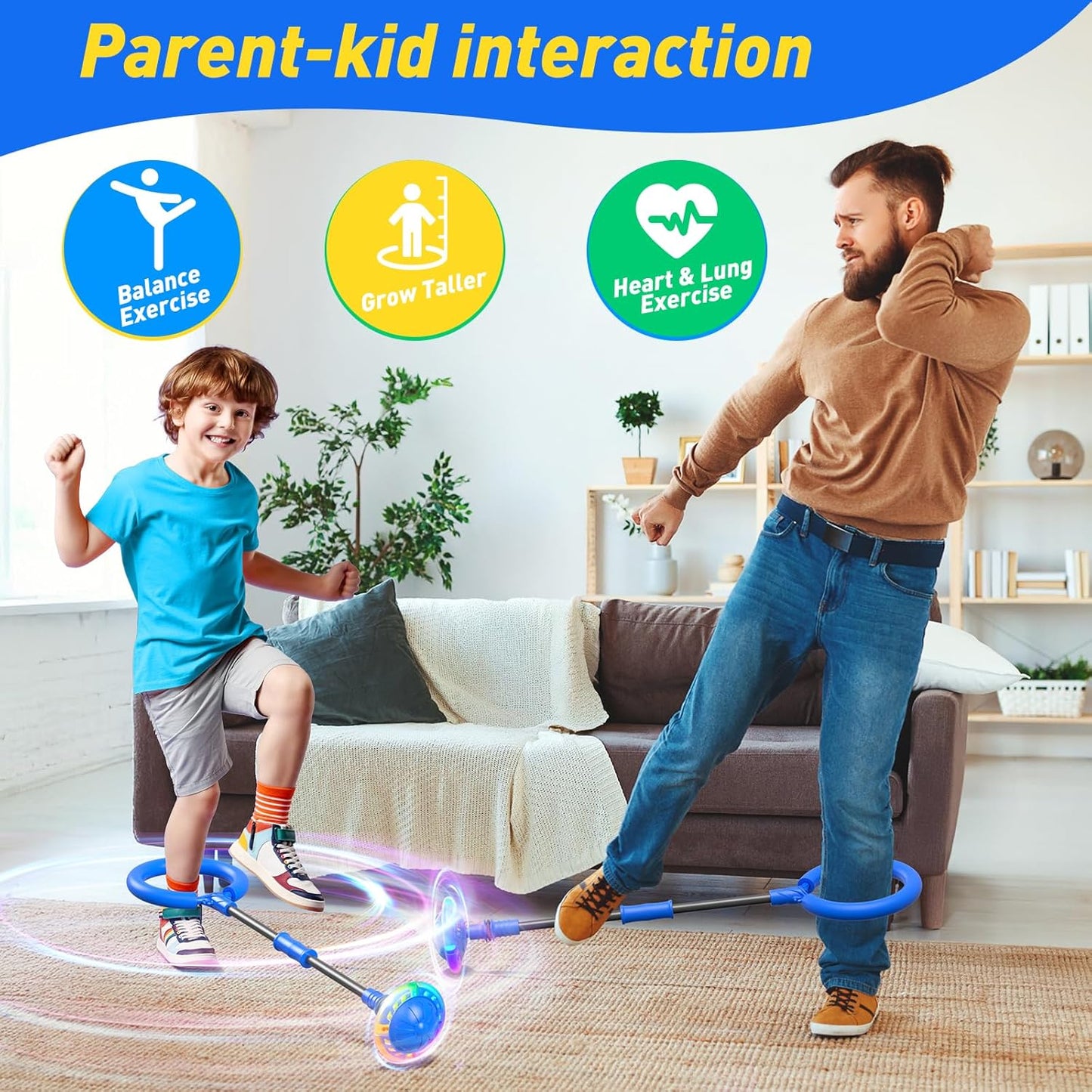 Hot Bee Ankle Skip Ball for Kids with Counter, Timer, Cal Calculator, Girl Birthday Gifts for Age 5 6 7 8 9 10+, Rechargeable Foldable Sports Toy Skip it Toy for Kids Xmas Present