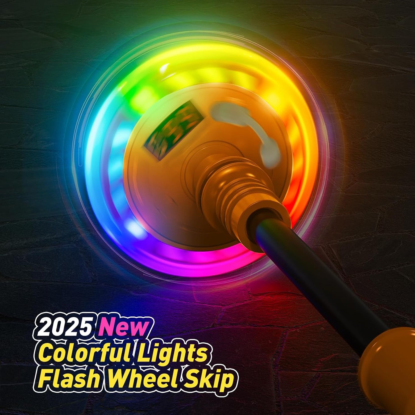 Hot Bee Ankle Skip Ball for Kids with Counter, Timer, Cal Calculator, Girl Birthday Gifts for Age 5 6 7 8 9 10+, Rechargeable Foldable Sports Toy Skip it Toy for Kids Xmas Present