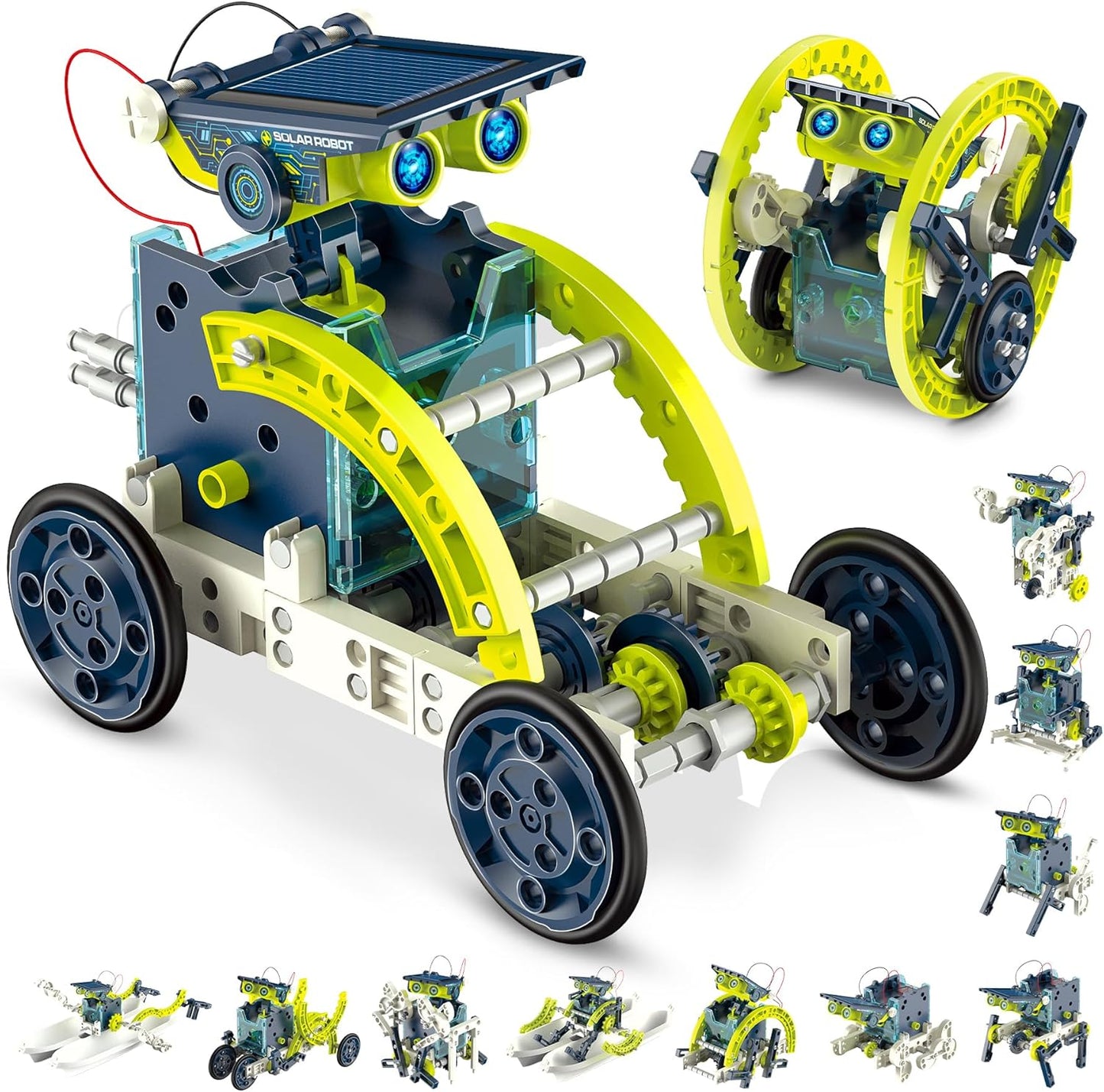 Hot Bee Robot Children, Experiments for Children from 6-10, Gift Boy 8 9 10 11 12 Years, Solar Robot, Toy from 8-12 Years for Boys