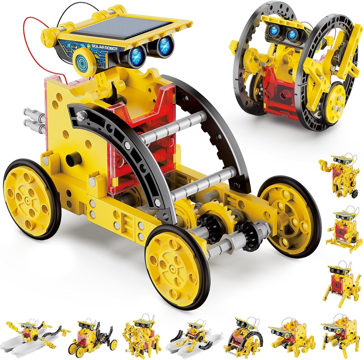 Hot Bee Solar Robot Children, Experiments for Children from 6-10, Gift Boy 8 9 10 11 12 Years, Toy from 8-12 Years for Boys