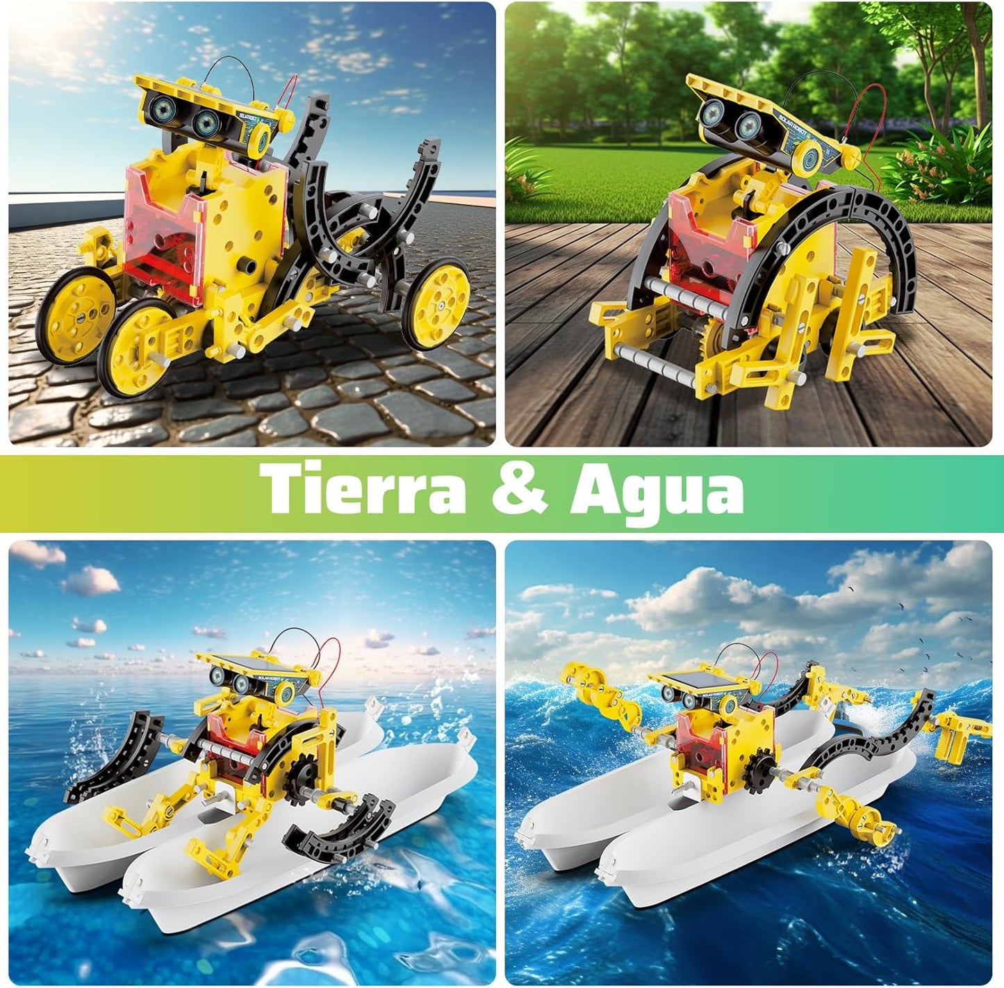 Hot Bee Solar Robot Children, Experiments for Children from 6-10, Gift Boy 8 9 10 11 12 Years, Toy from 8-12 Years for Boys
