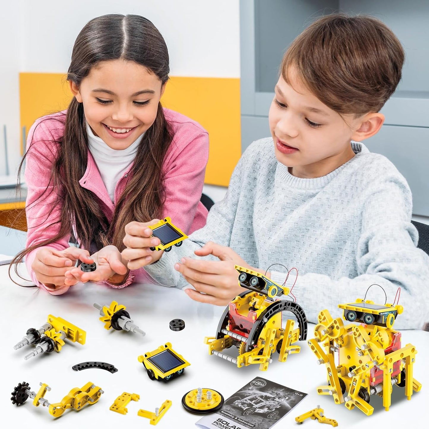 Hot Bee Solar Robot Children, Experiments for Children from 6-10, Gift Boy 8 9 10 11 12 Years, Toy from 8-12 Years for Boys