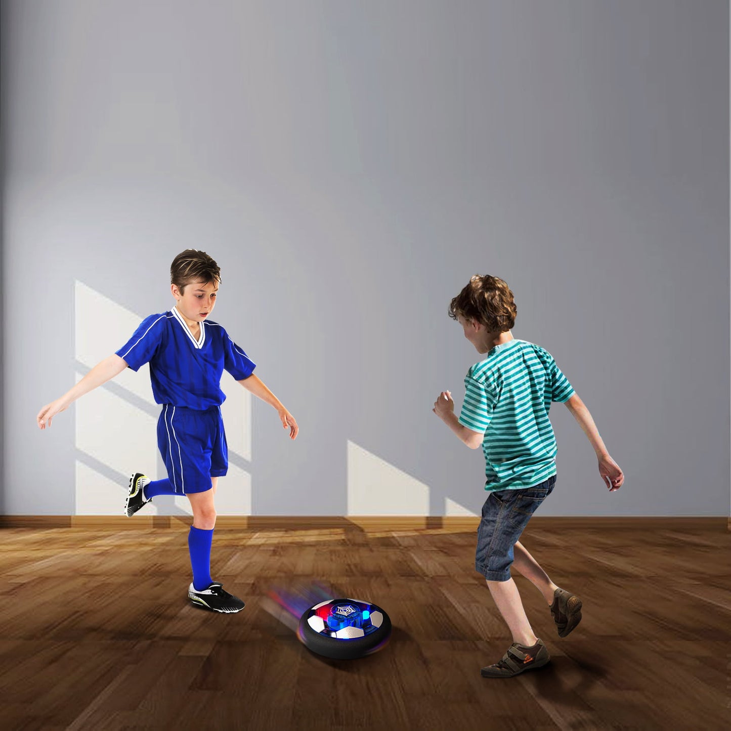 Hover Soccer Ball Toys, Rechargeable Hover Ball w/ Led Lights Indoor/Outdoor Games for Kids Ages 3 4 5 6 7 8-12