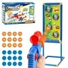 Shooting Game Toy for kids,Included Shooting Target & 24 Foam Balls Indoor Outdoor Toys Gifts for 12+ Year Old Boys